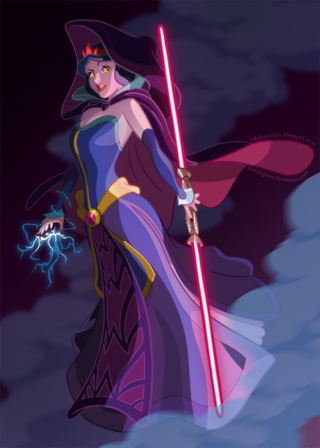 Illustration for article titled Disney Princesses make for some pretty intimidating Sith Lords